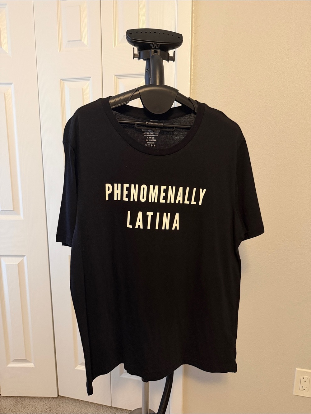 Phenomenally Latina Black Graphic Tee